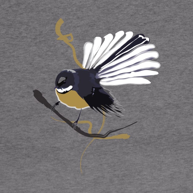 Fantail by littleanimals